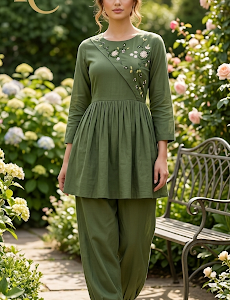 AF Green Cordset