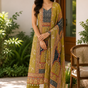 Strip Pattern Kurti Pant Printed