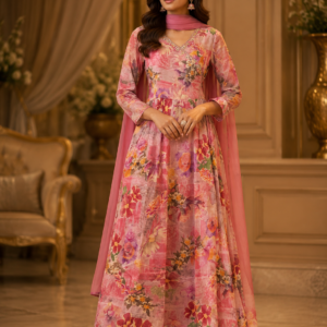 Angrakha Anarkali With Dupatta